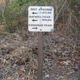 Start of the hike. We took the right fork.