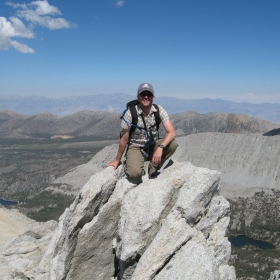 Trevor on the summit of Mt. Starr